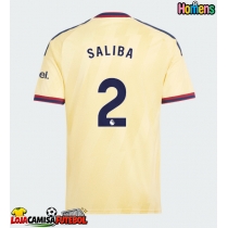 Camisa de Futebol Arsenal William Saliba #2 Equipamento Alternativo 2026-27 Manga Curta